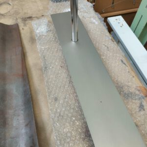 Atelier Manouk Streur | Golvende lamp Aluminium Staal Wals Atelier Werkplaats Verlichting Lamp Lichtobject Kunst Design Lamp Spotjes Aluminium Wals HBM
