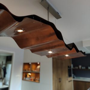 Atelier Manouk Streur | Golvende lamp Aluminium Staal Wals Atelier Werkplaats Verlichting Lamp Lichtobject Kunst Design Lamp Spotjes Aluminium